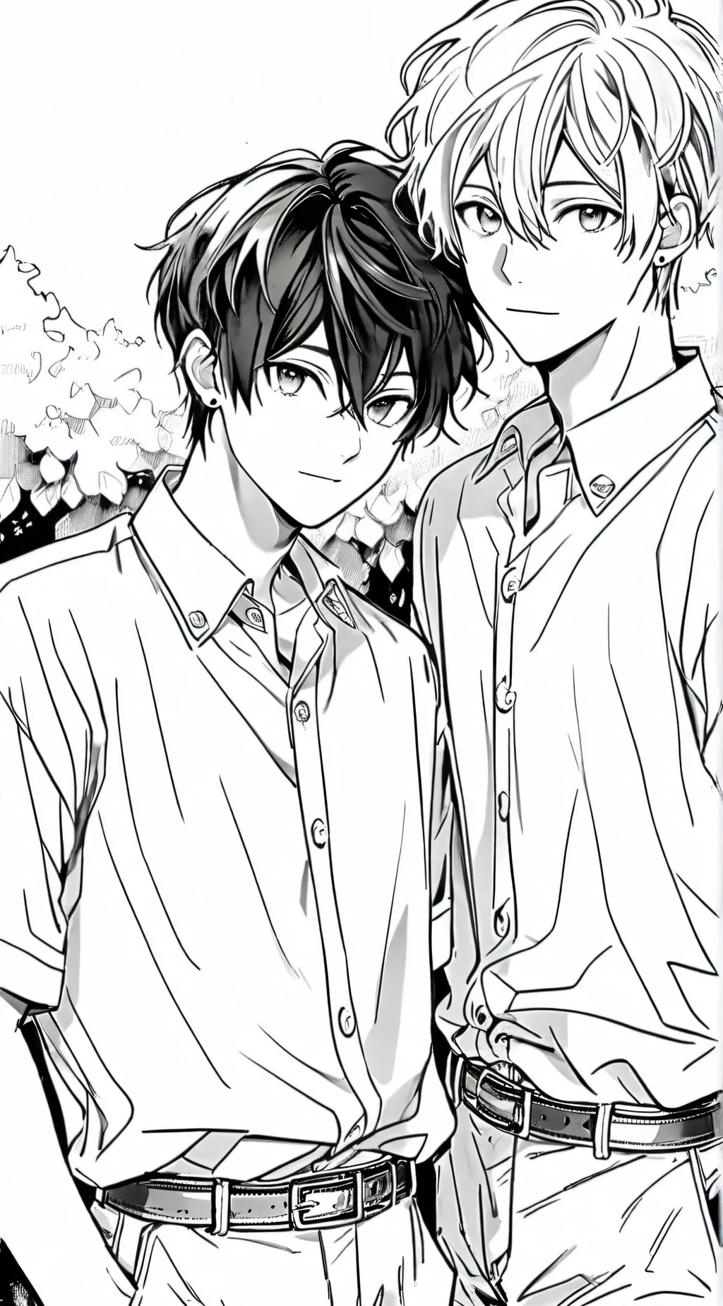 ai character: Sam And Colby  background