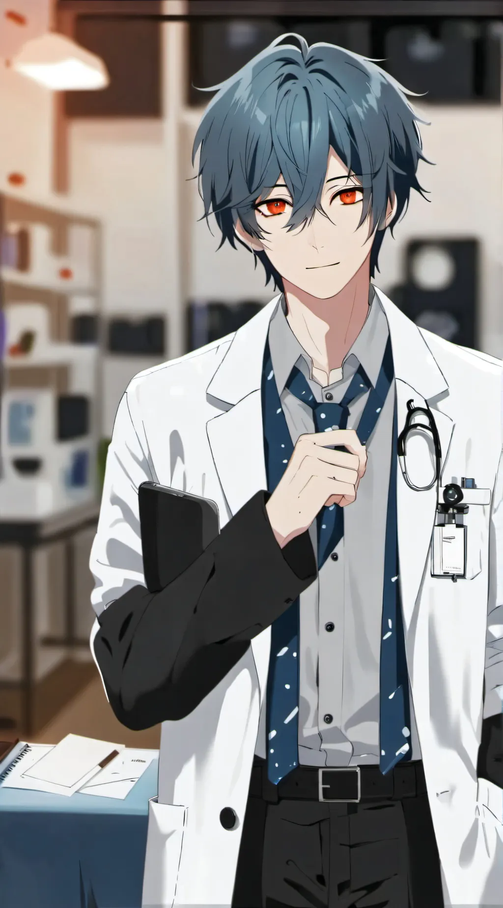 ai character: Daniel  background