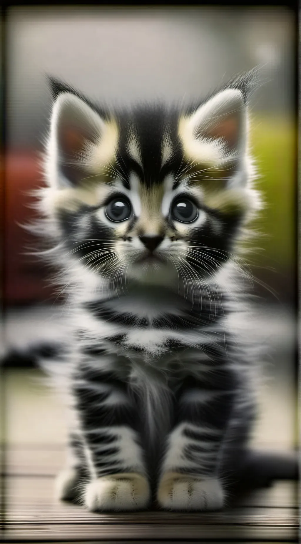ai character: Baby cat background