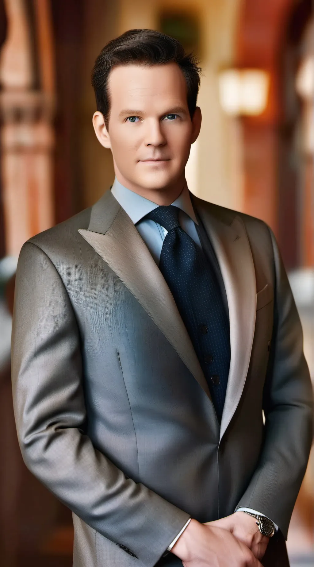 ai character: Randy Disher  background