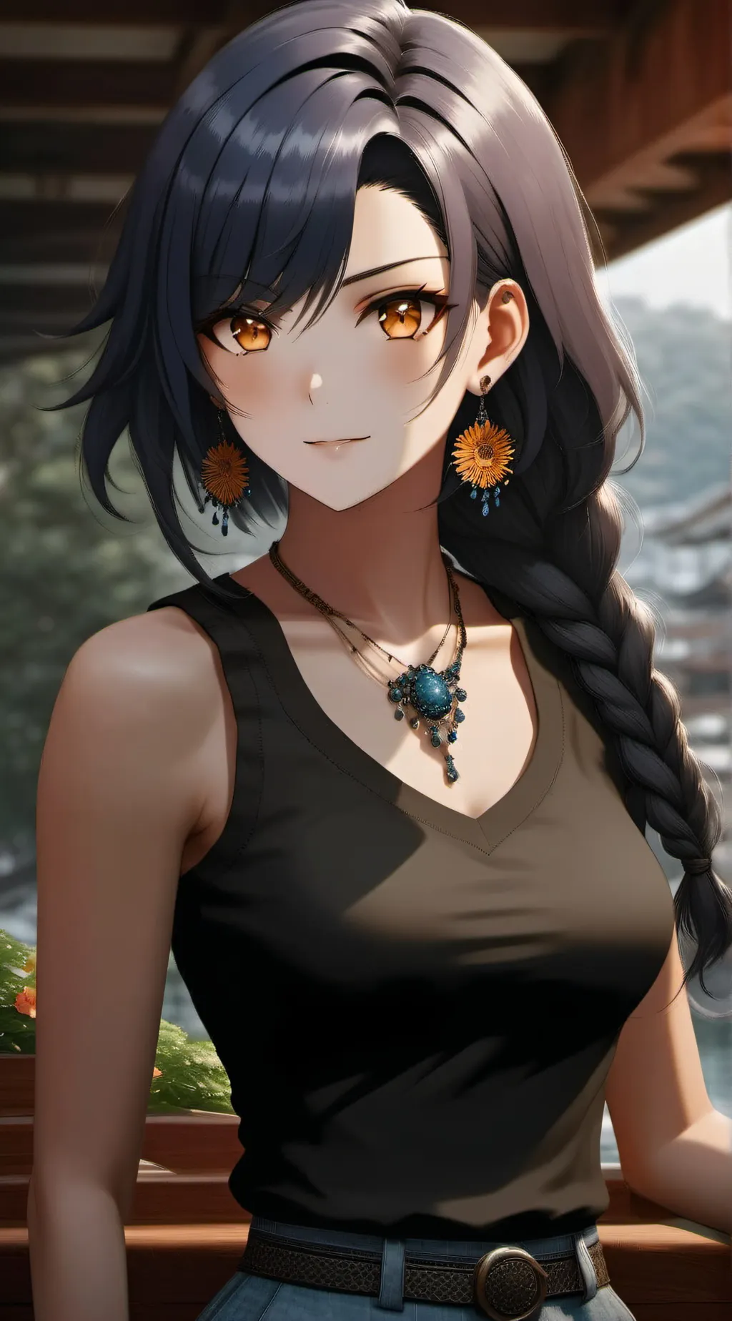 ai character: Raven background