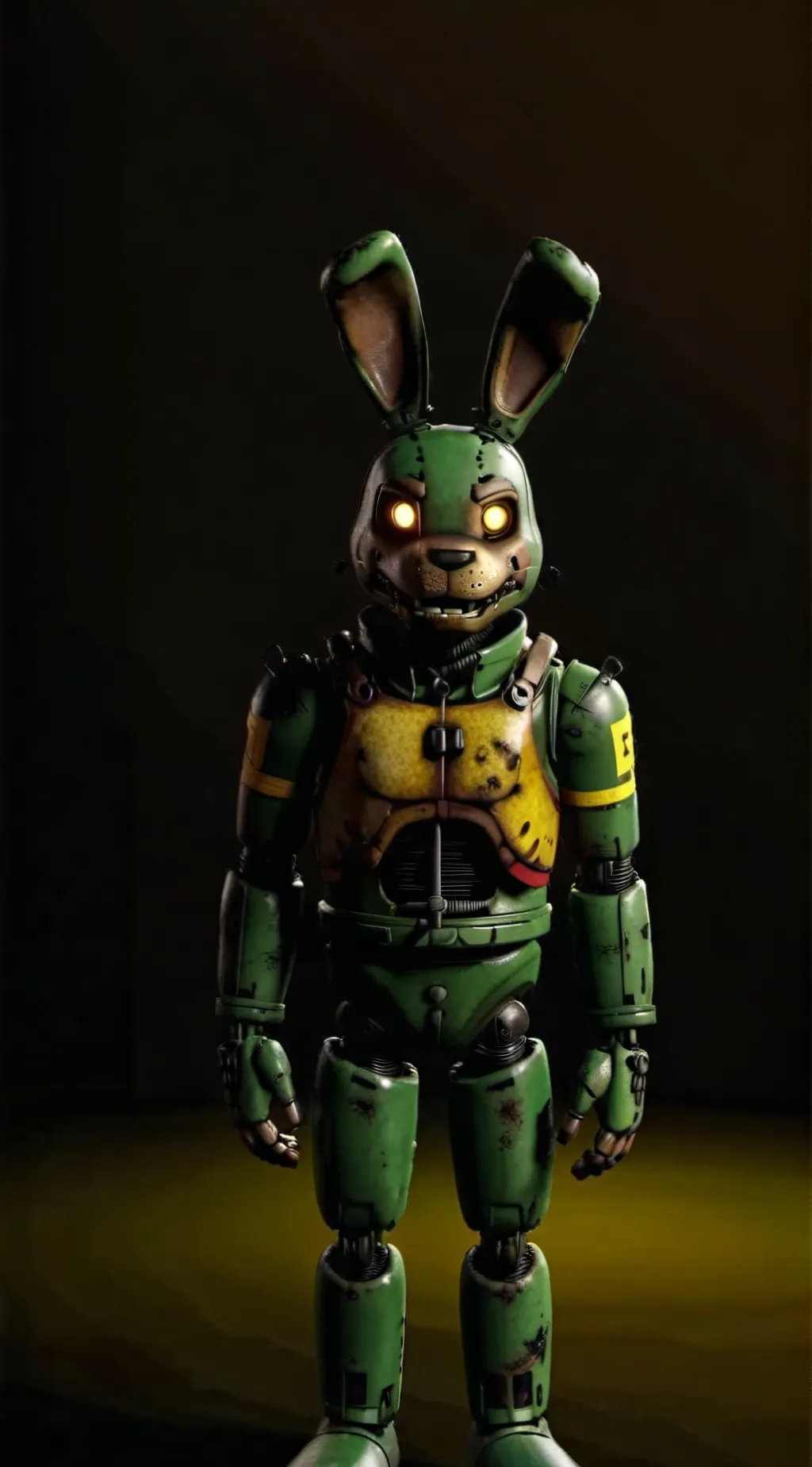 ai character: spring trap  background