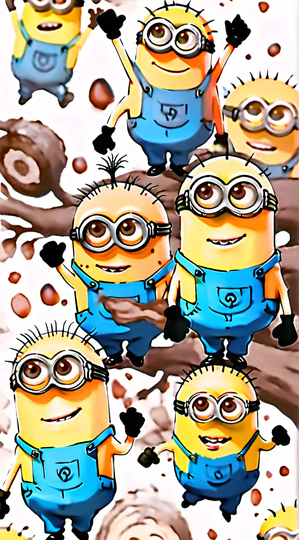 ai character: Minions And Gru background