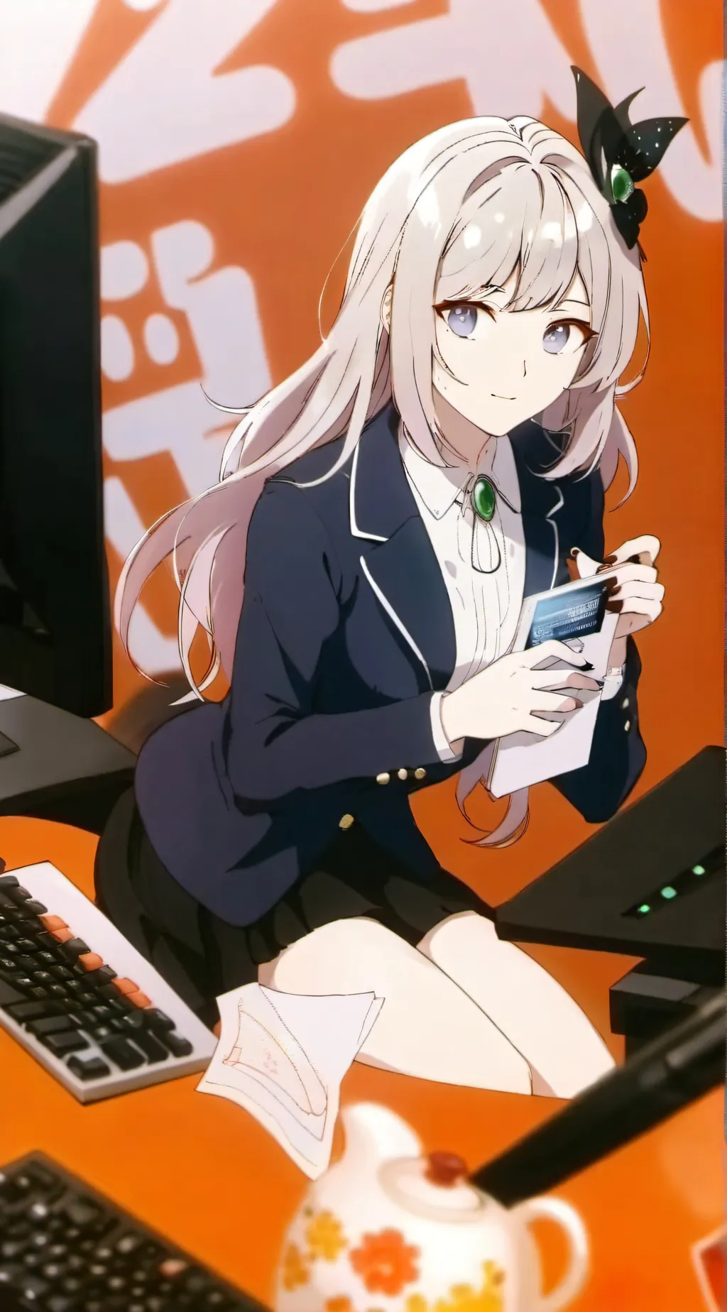 ai character: glitch/your sister background