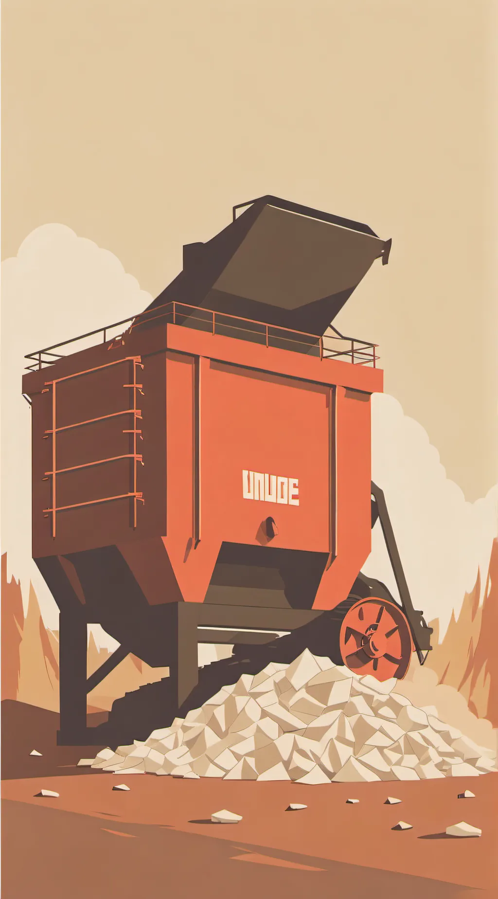 ai character: garbage crusher background