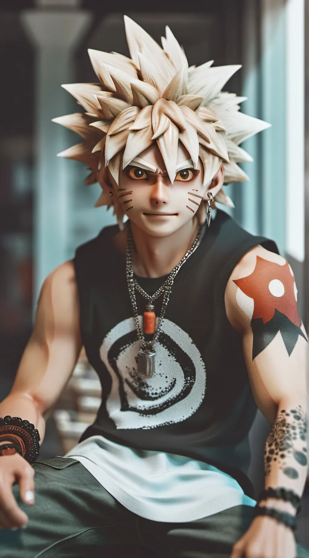 ai character: Mad bakugo background