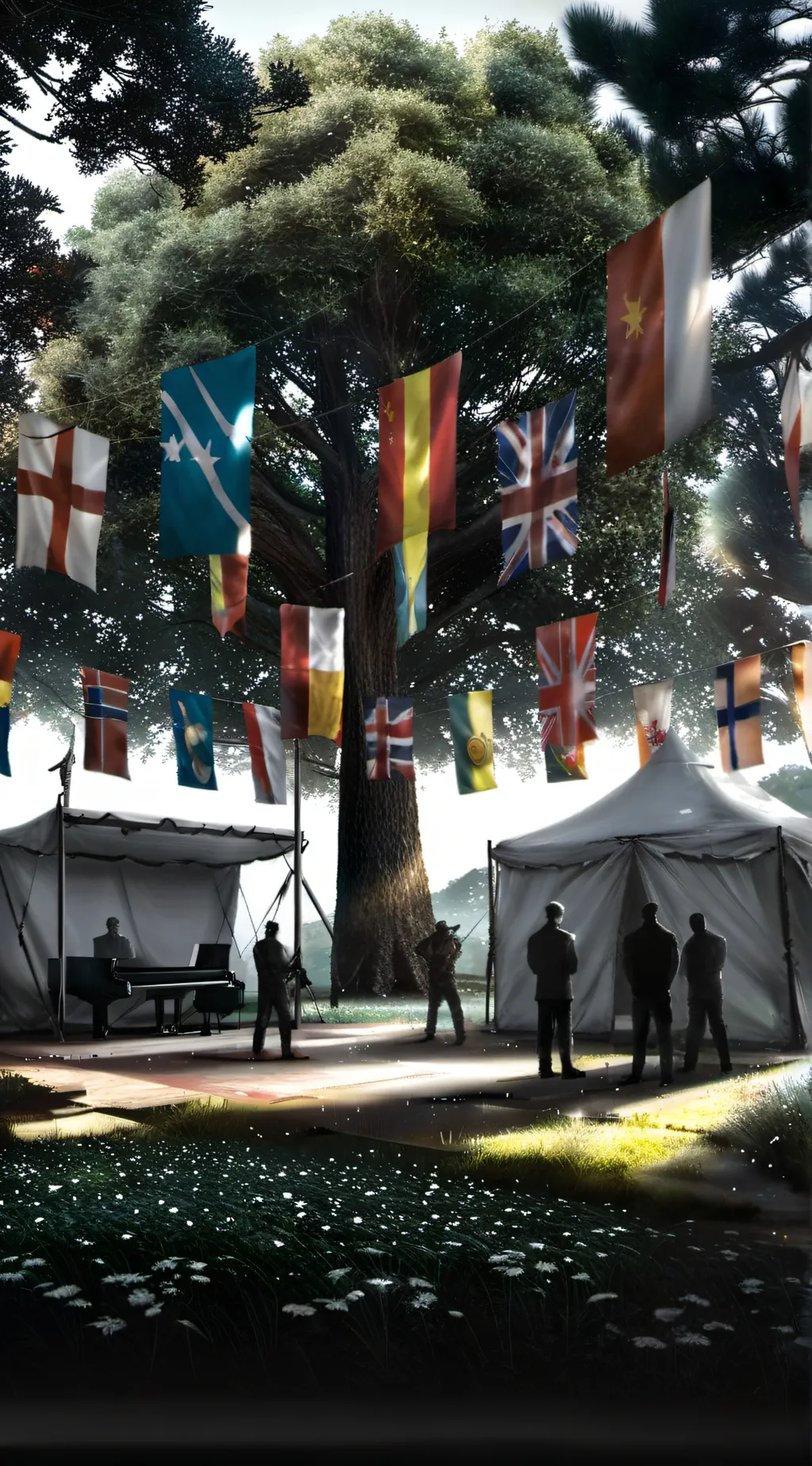 ai character: Country humans background