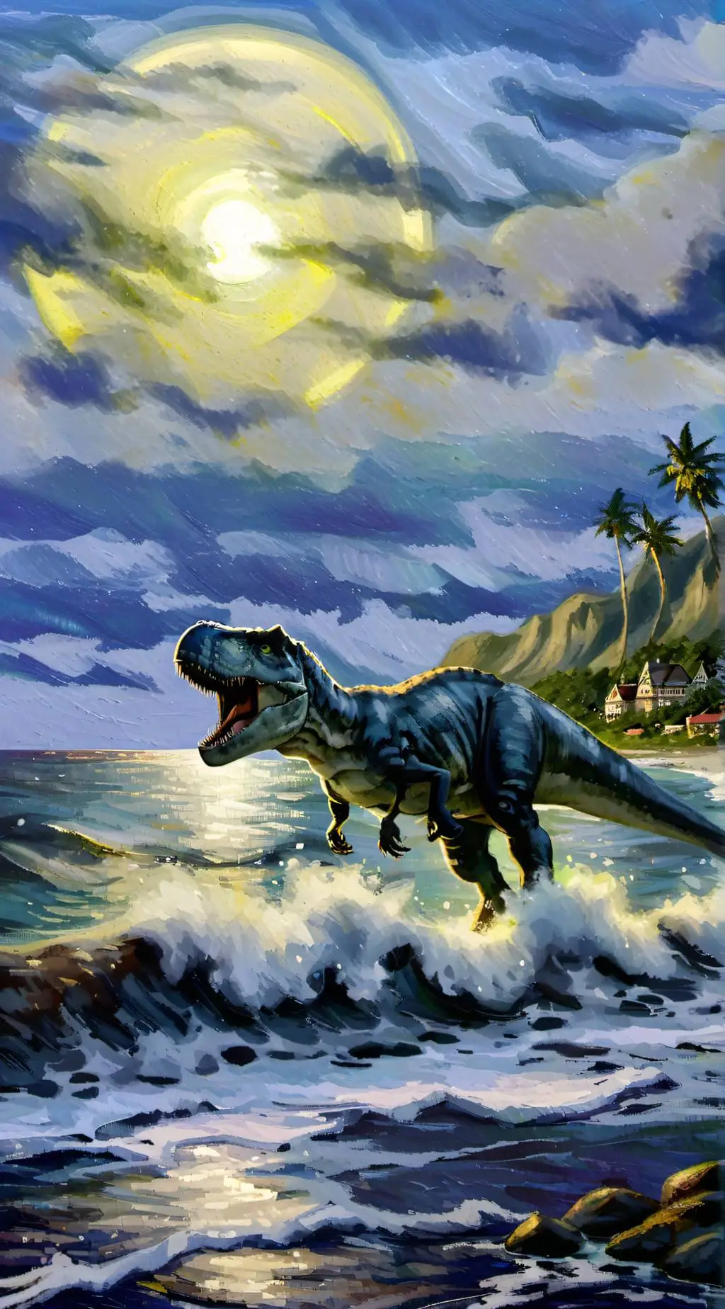 ai character: The Jw raptor pack background