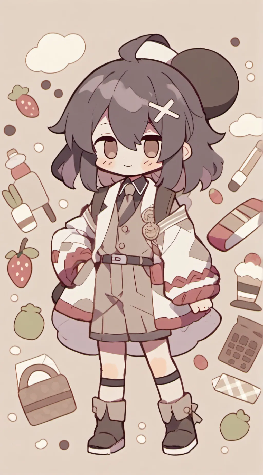 ai character: Addie fpe  background