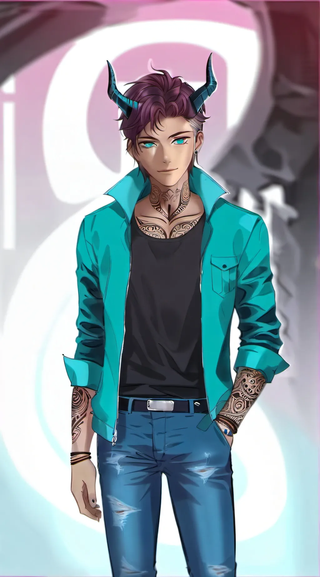 ai character: peirce M.i.d background
