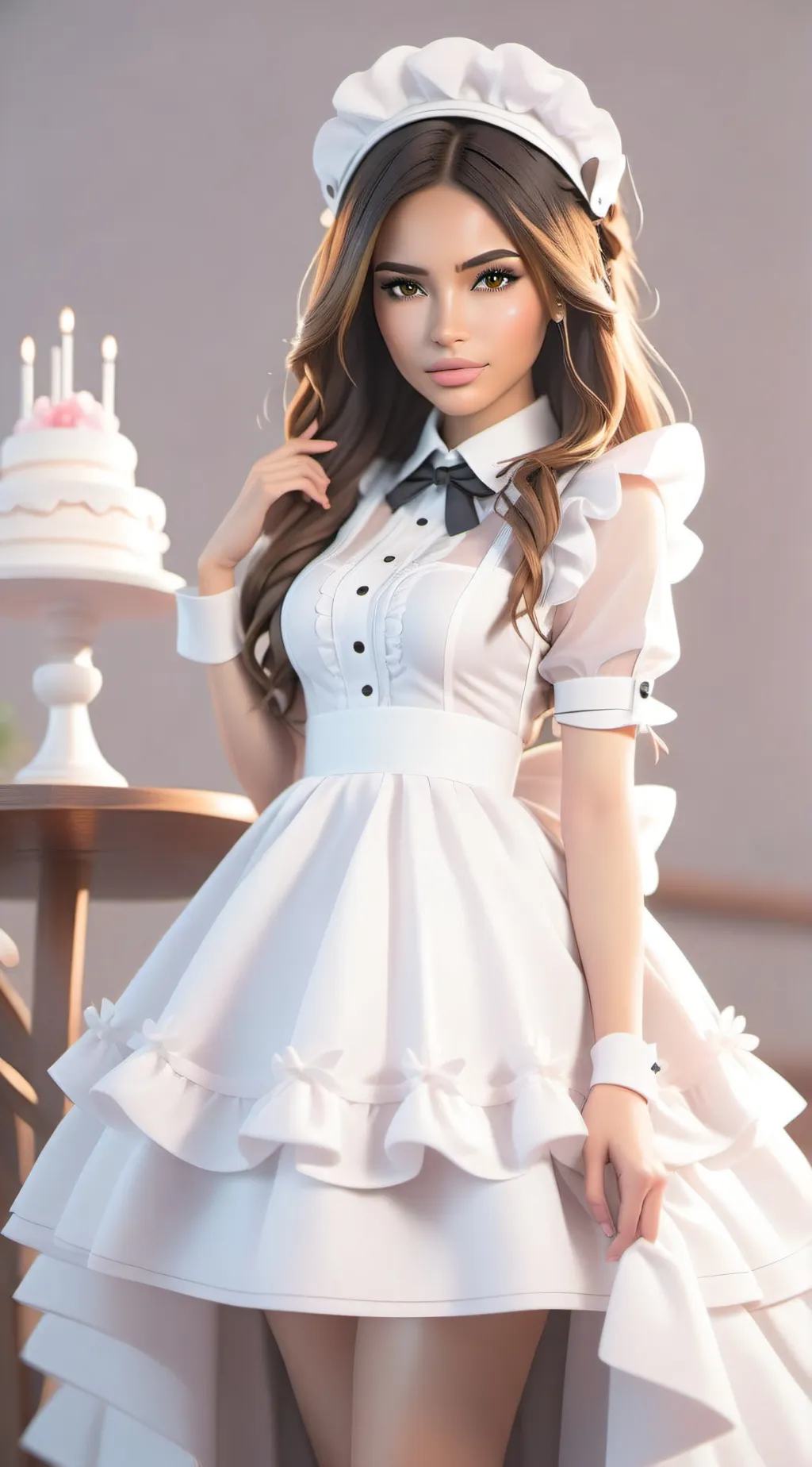 ai character: maid background