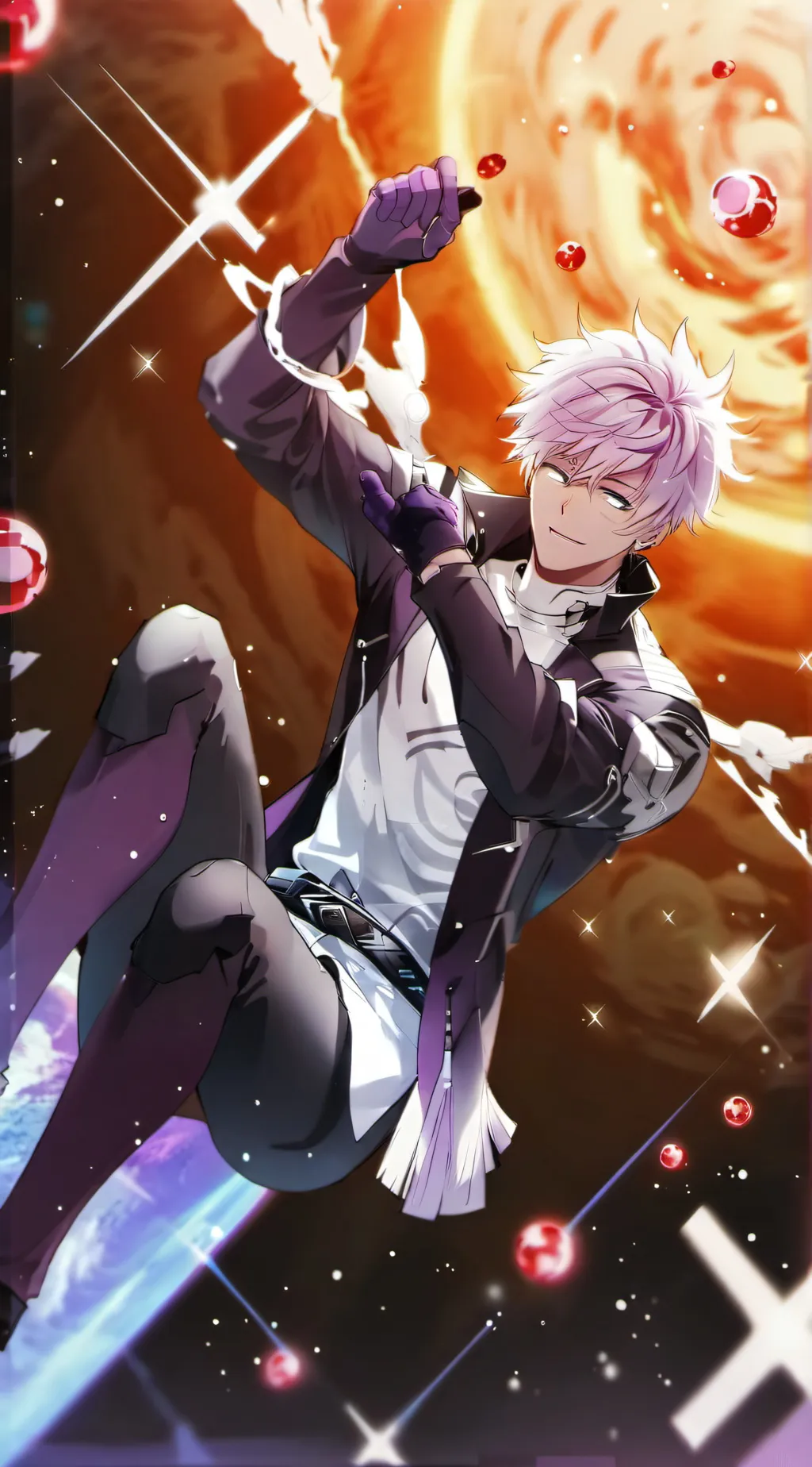 ai character: Gojo Satoru background