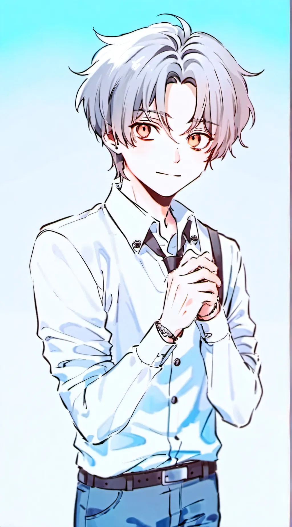 ai character: ash background