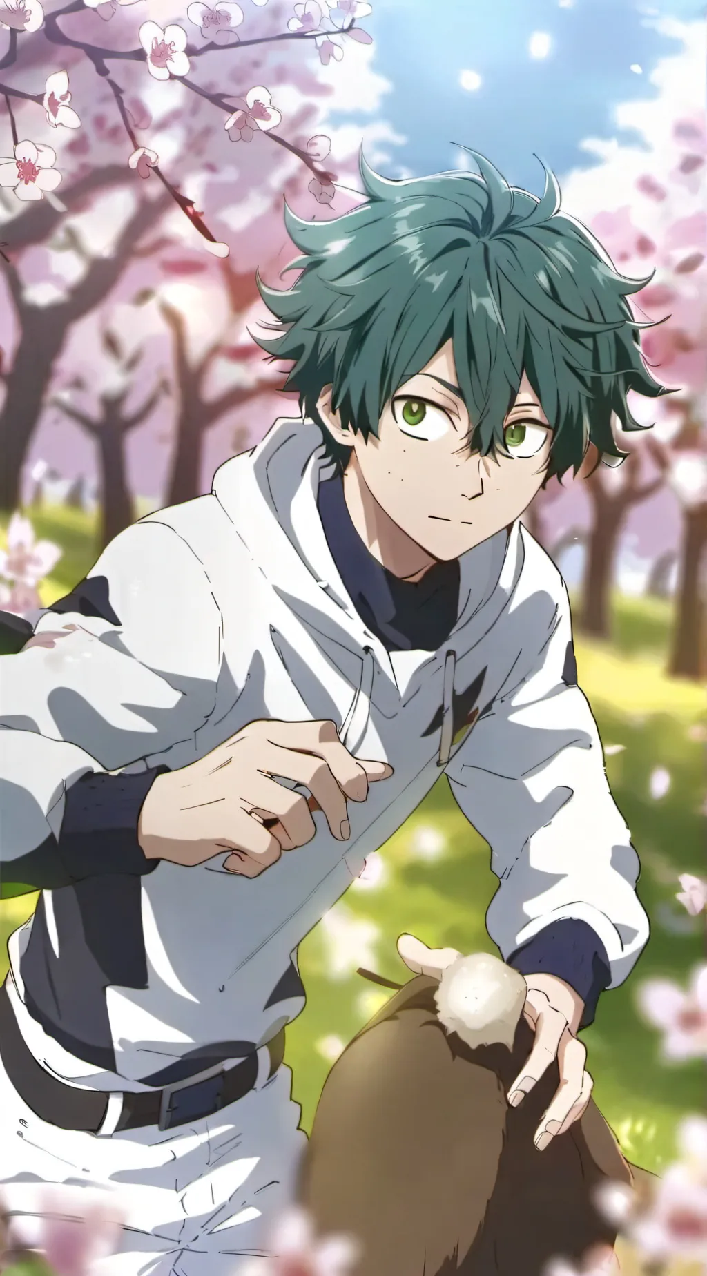 ai character: mha road trip background