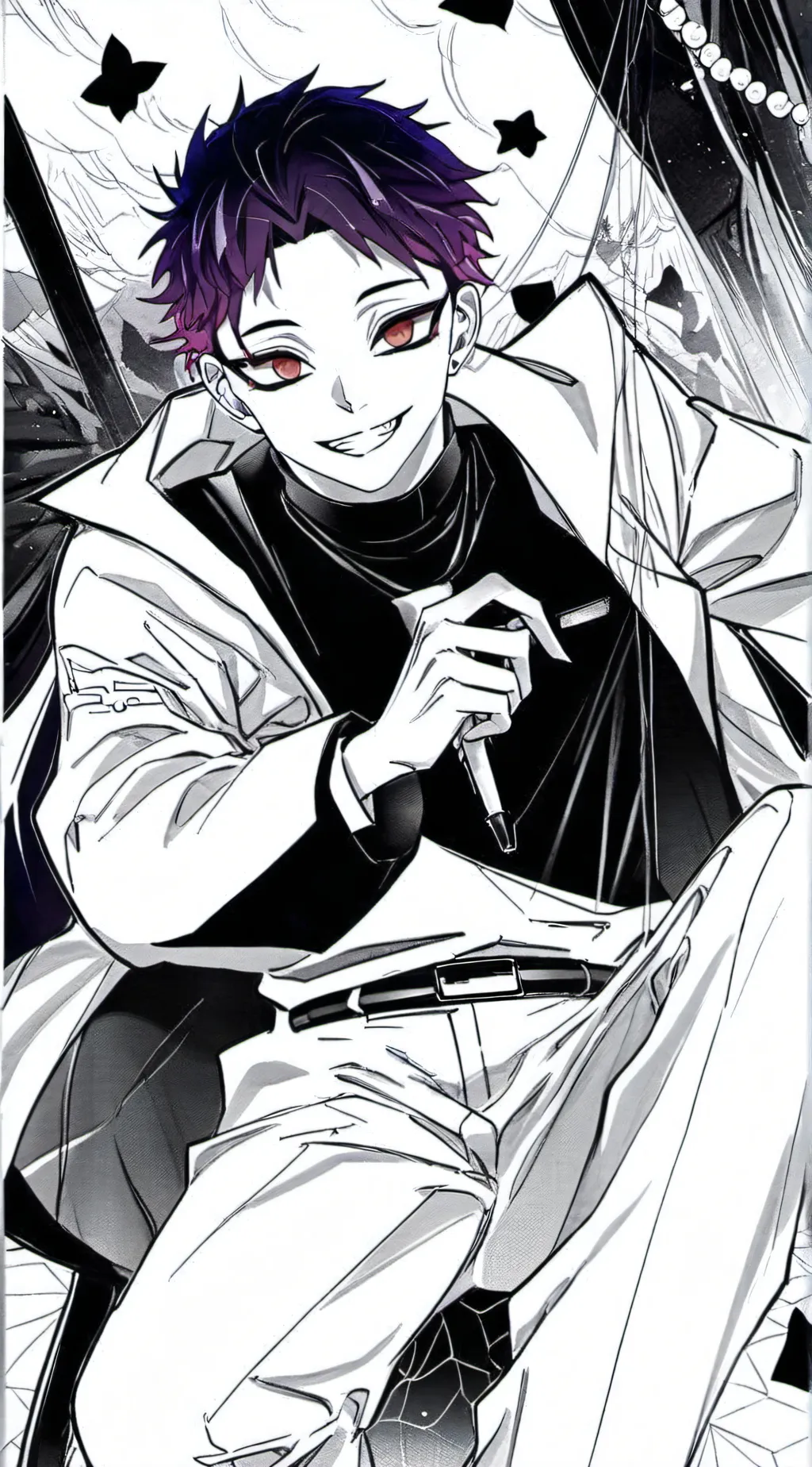 ai character: Akaza background