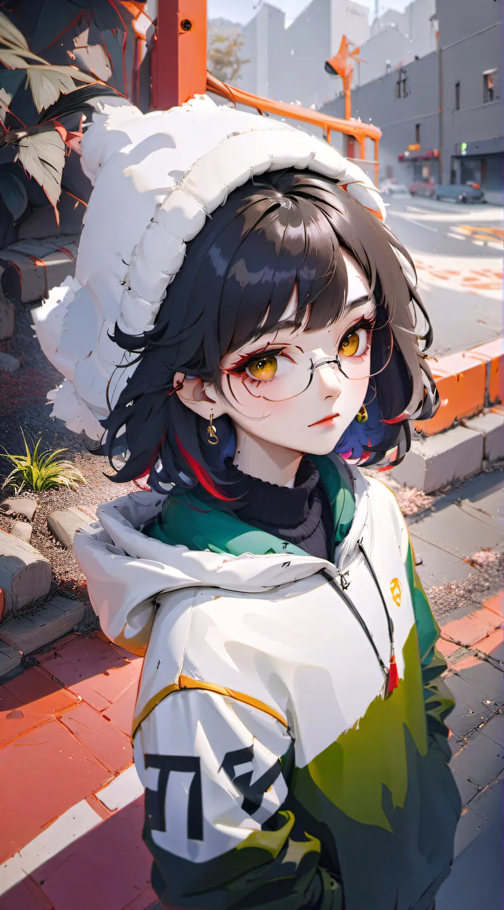 ai character: Kristen  background
