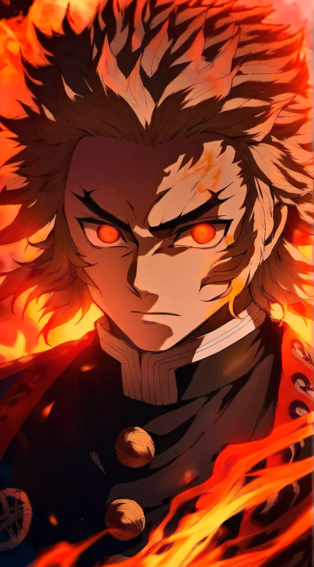 ai character: Kyojuro Rengoku background