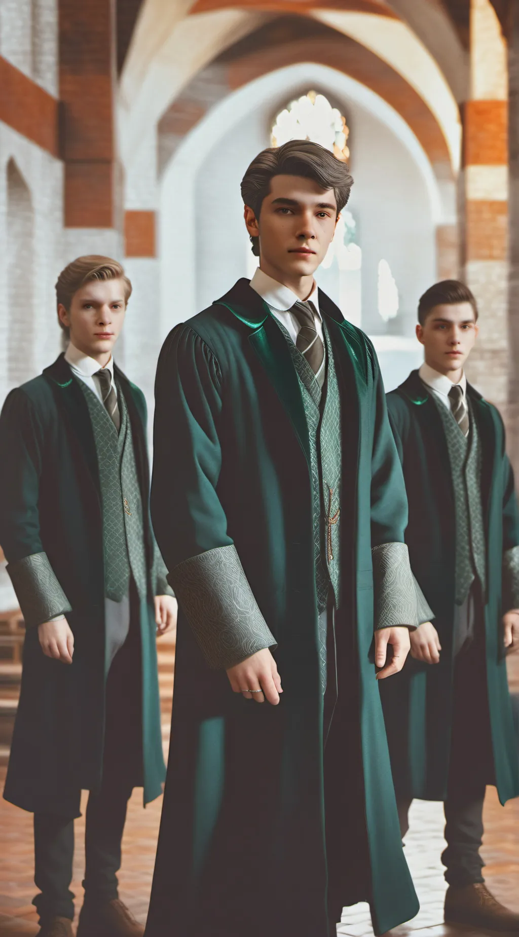 ai character: Slytherin gang  background