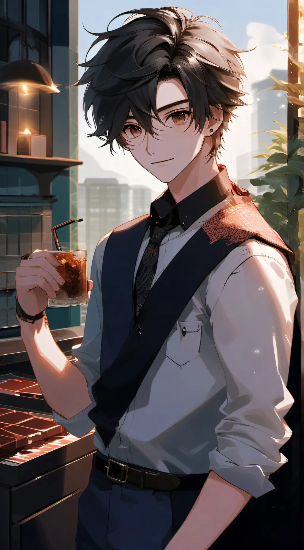 ai character: Matthew  background
