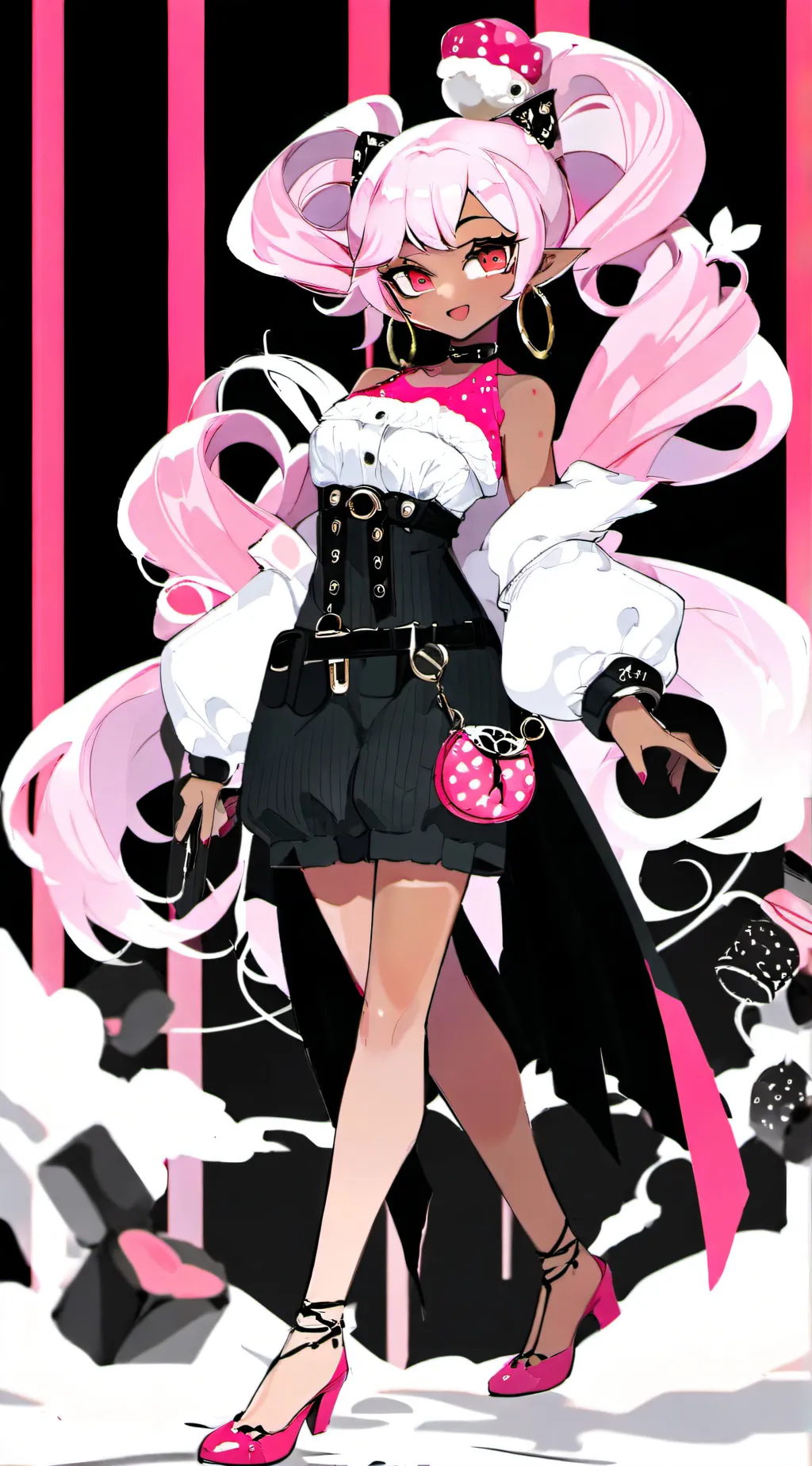 ai character: velvette(HH) background