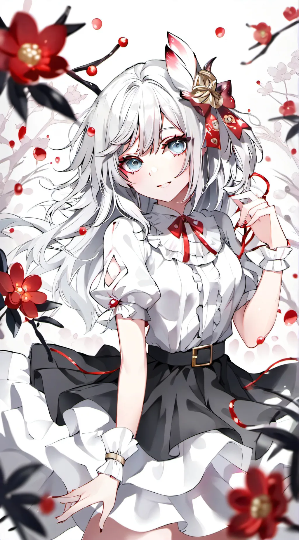 ai character: Mha new girl  background