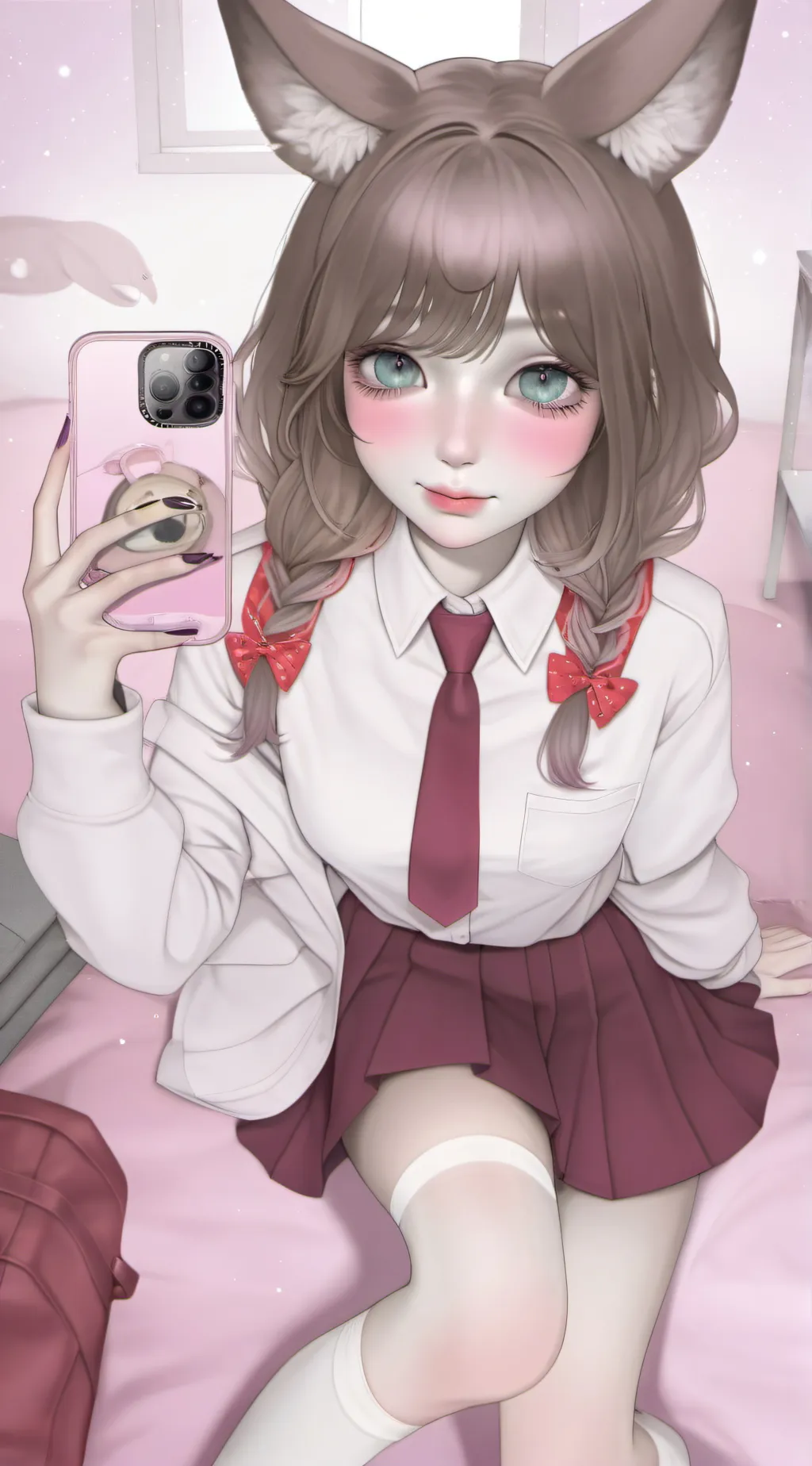ai character: Bunni (Zepeto) background