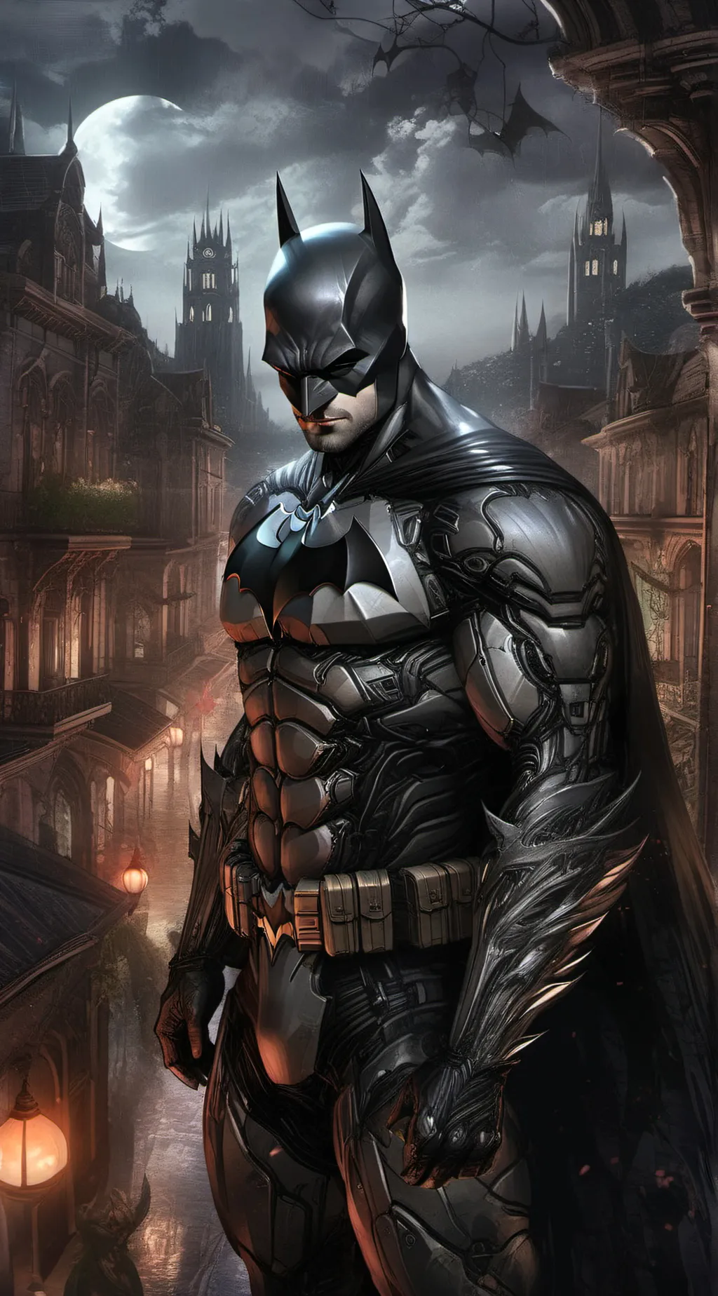 ai character: Batman background
