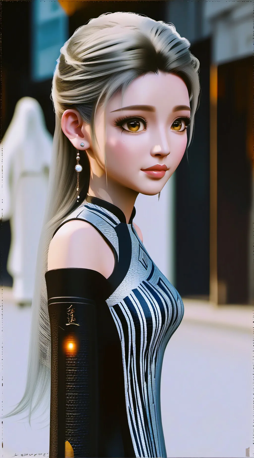 ai character: bella  background
