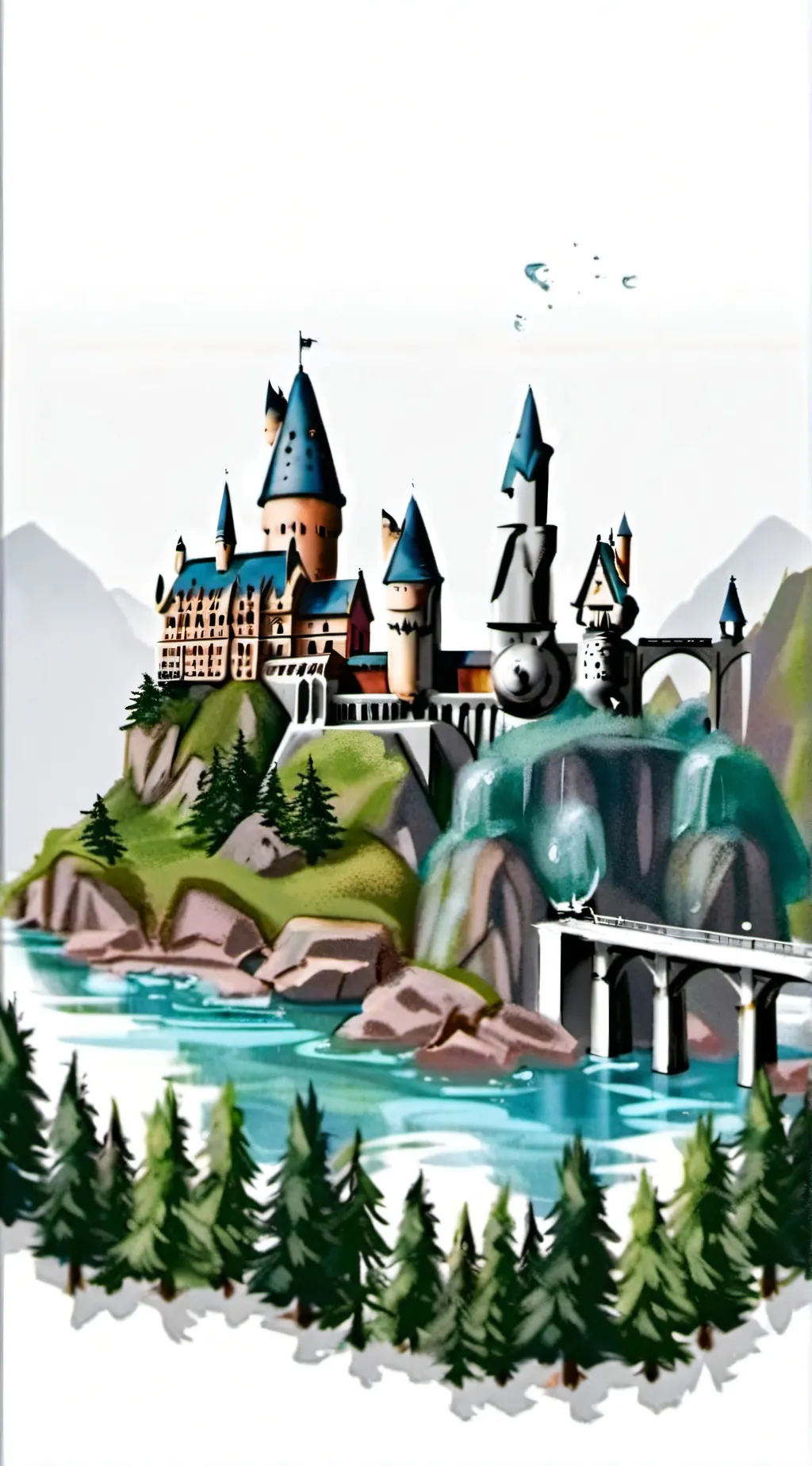 ai character: hogwarts  background