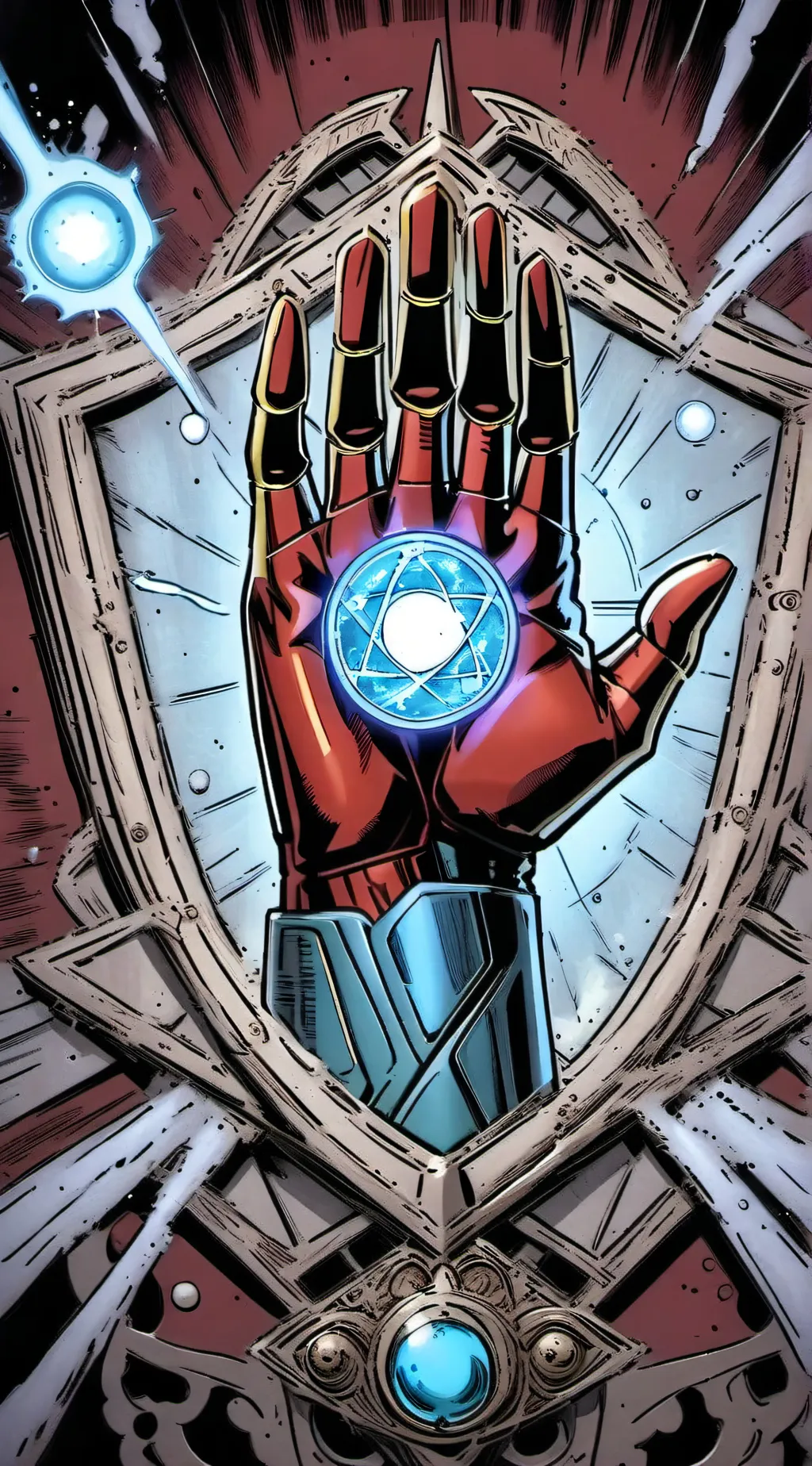 ai character: infinity stone  background