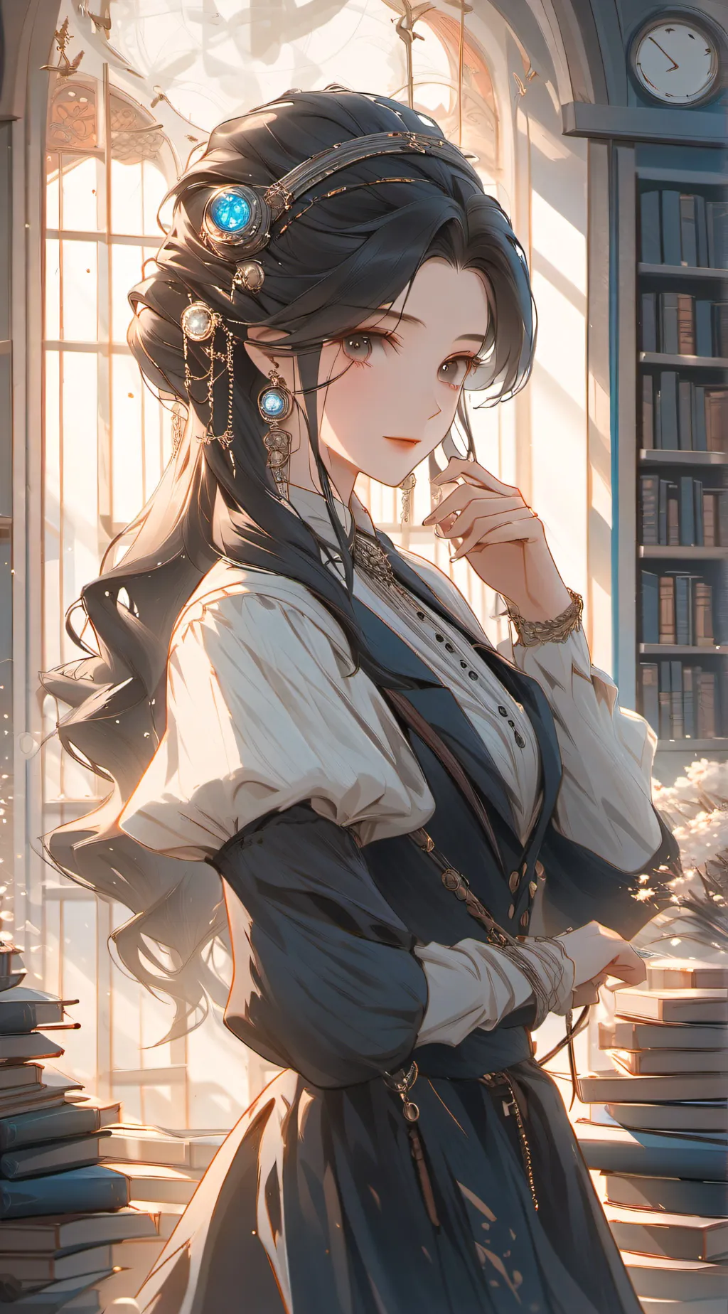 ai character: 安 background