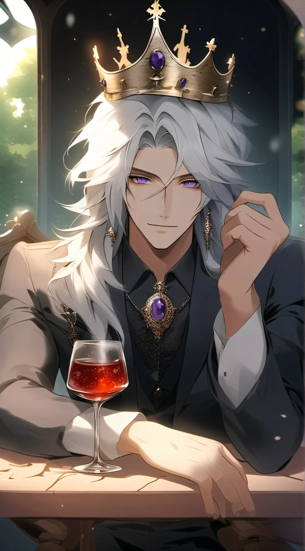 ai character: King Boo background