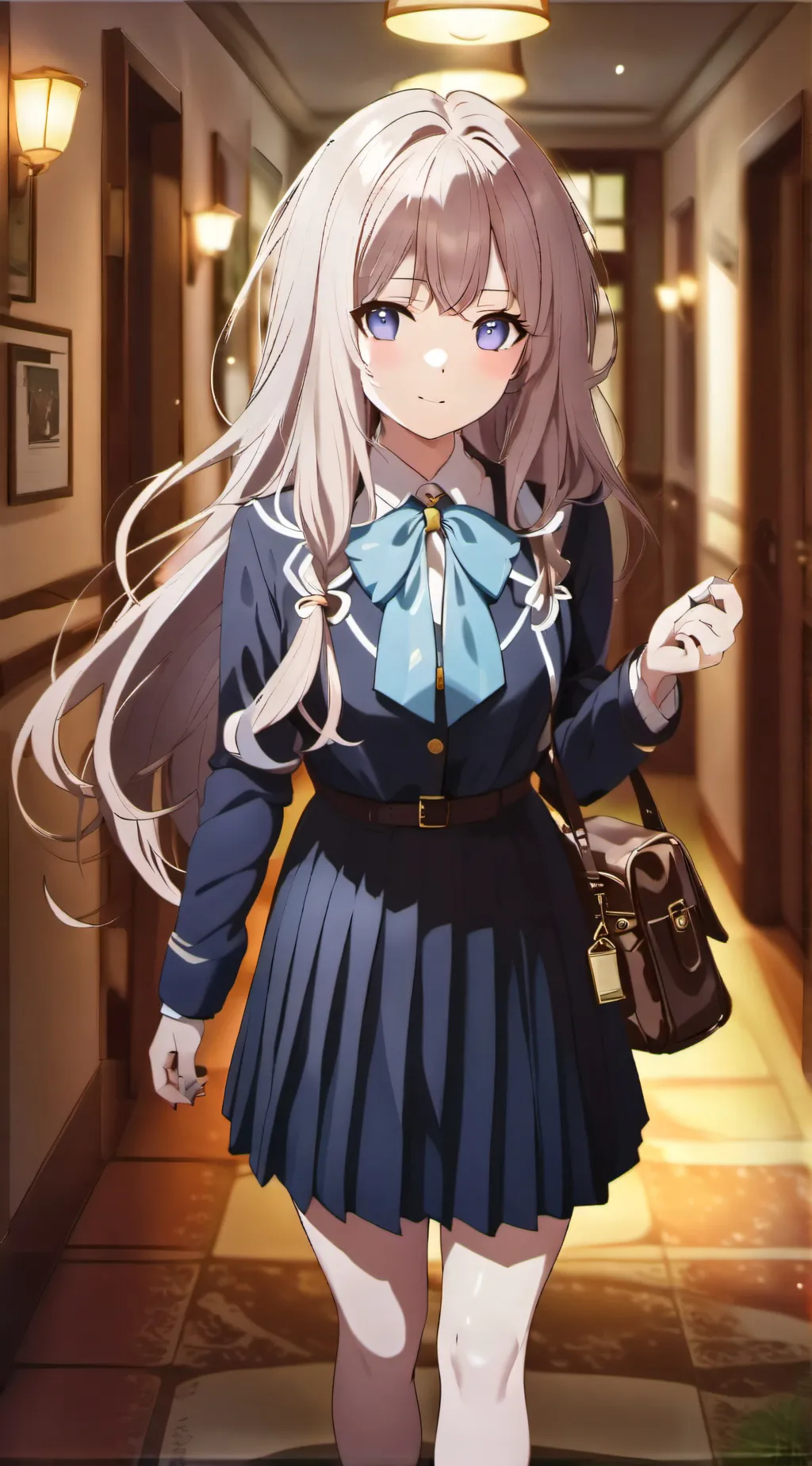 ai character: Ashley  background