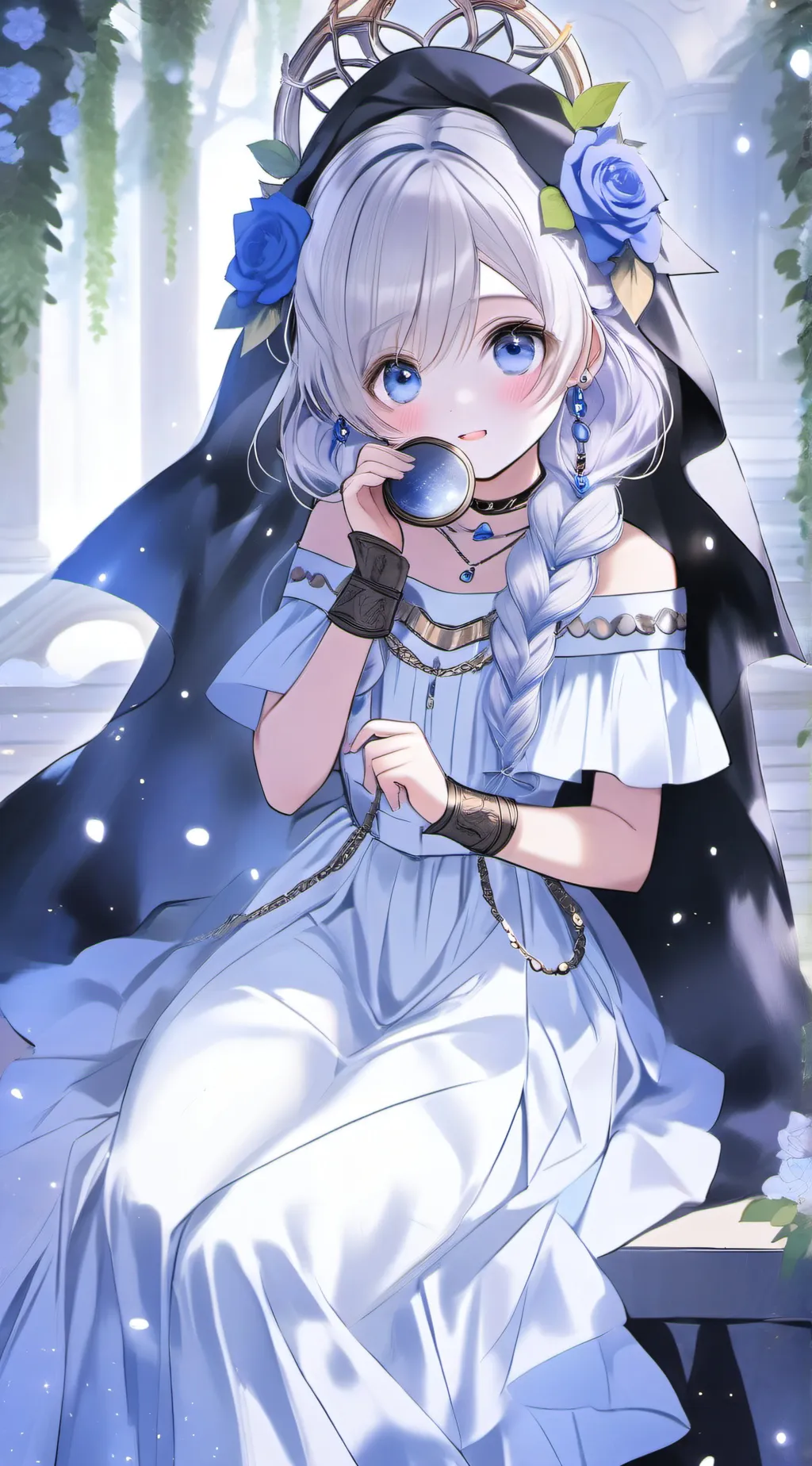ai character: Odin and Frigga  background