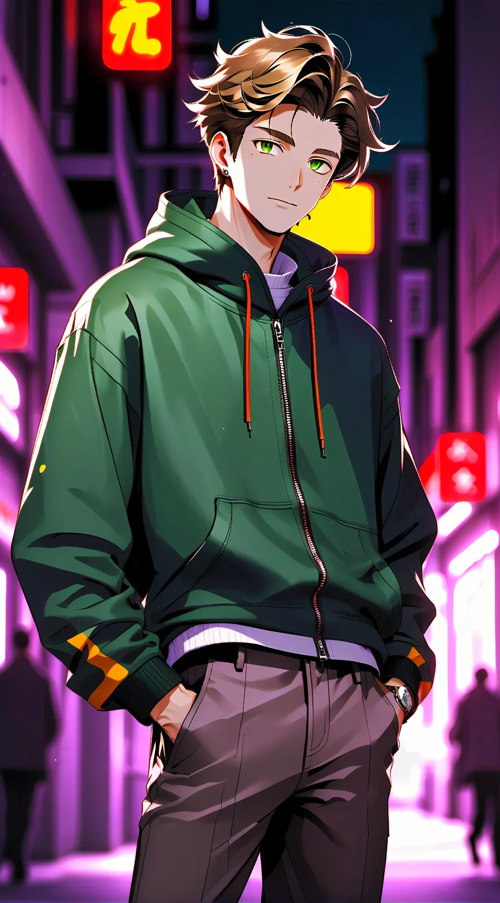 ai character: Dream SMP  background
