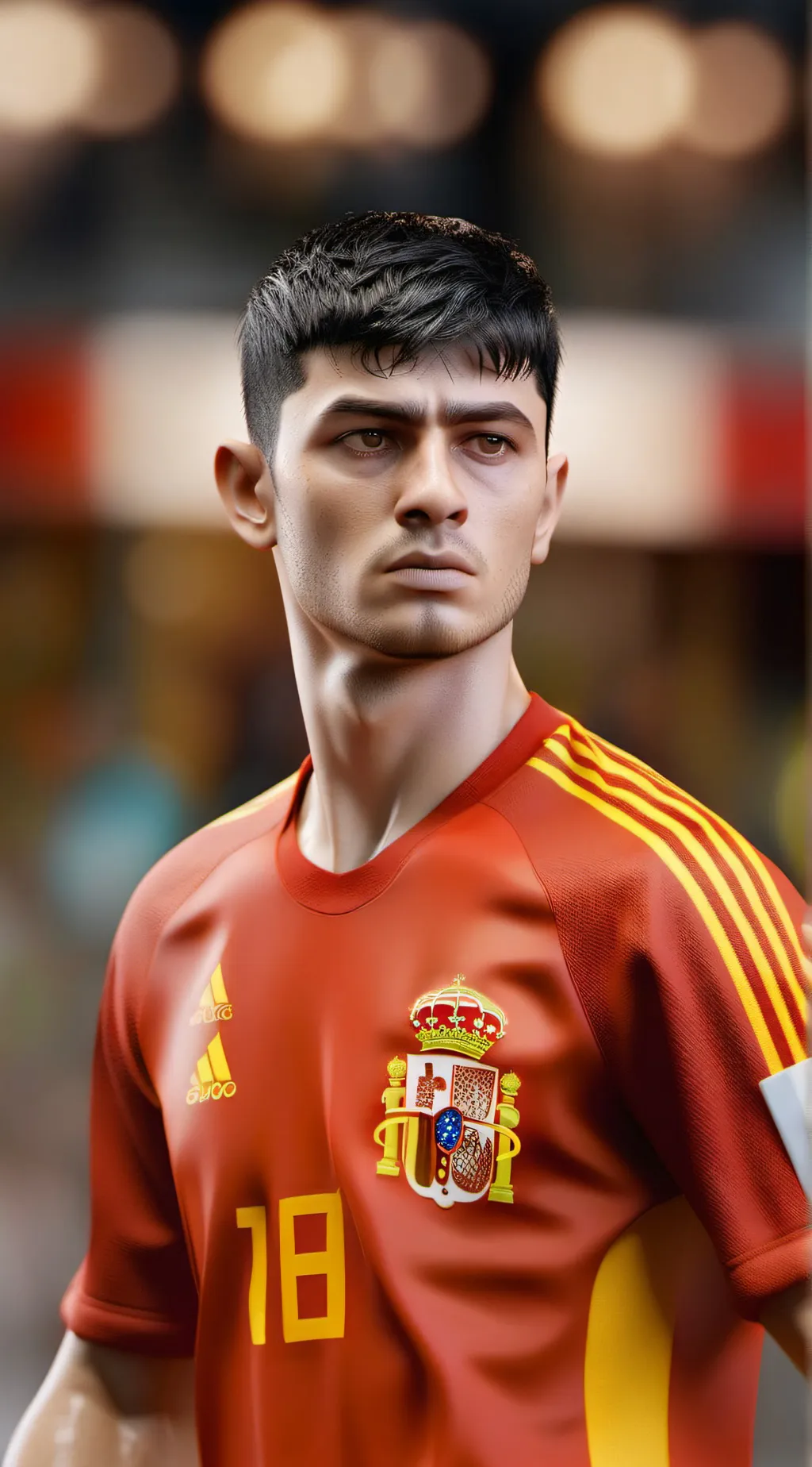 ai character: Pedri González  background