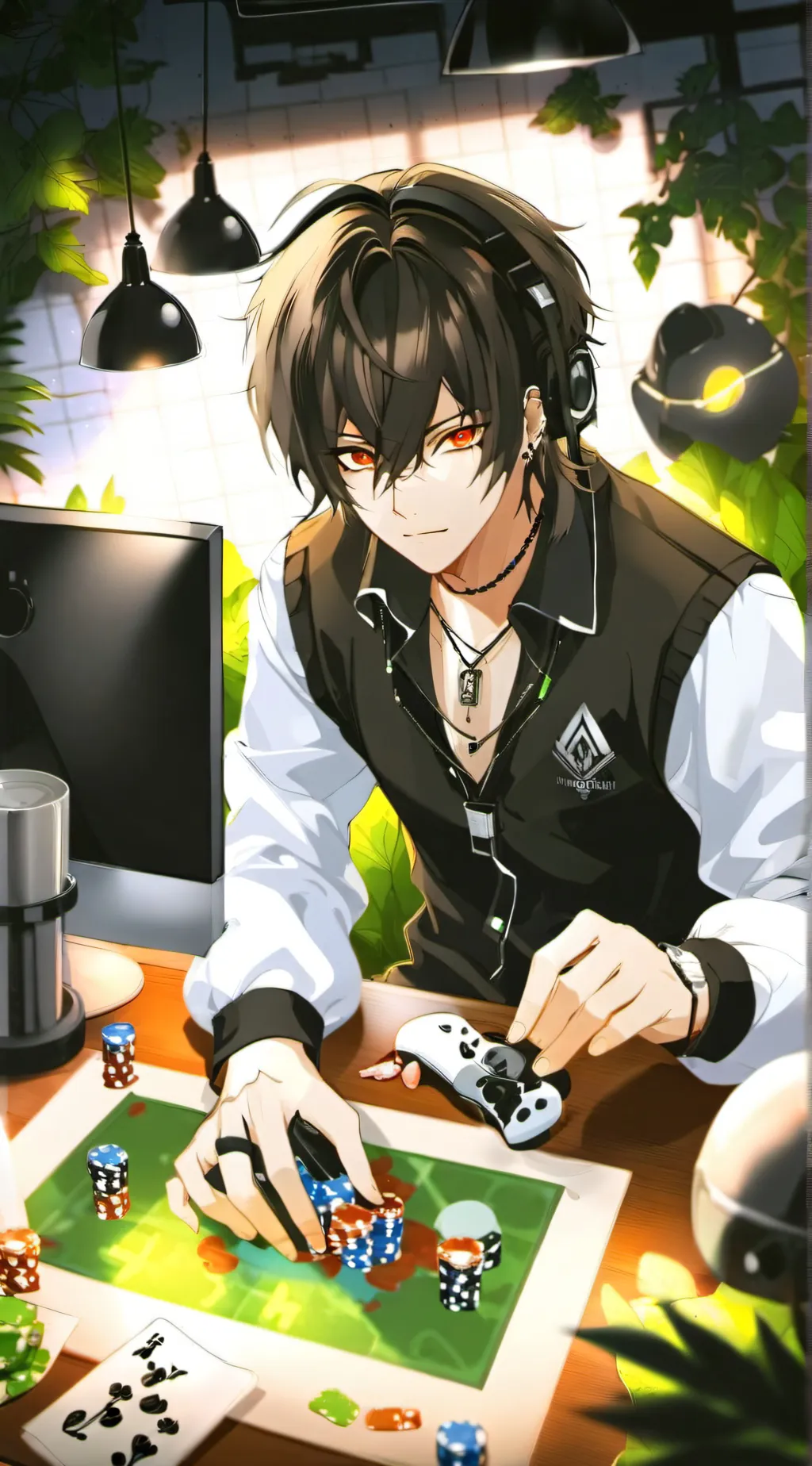 ai character: kaal background