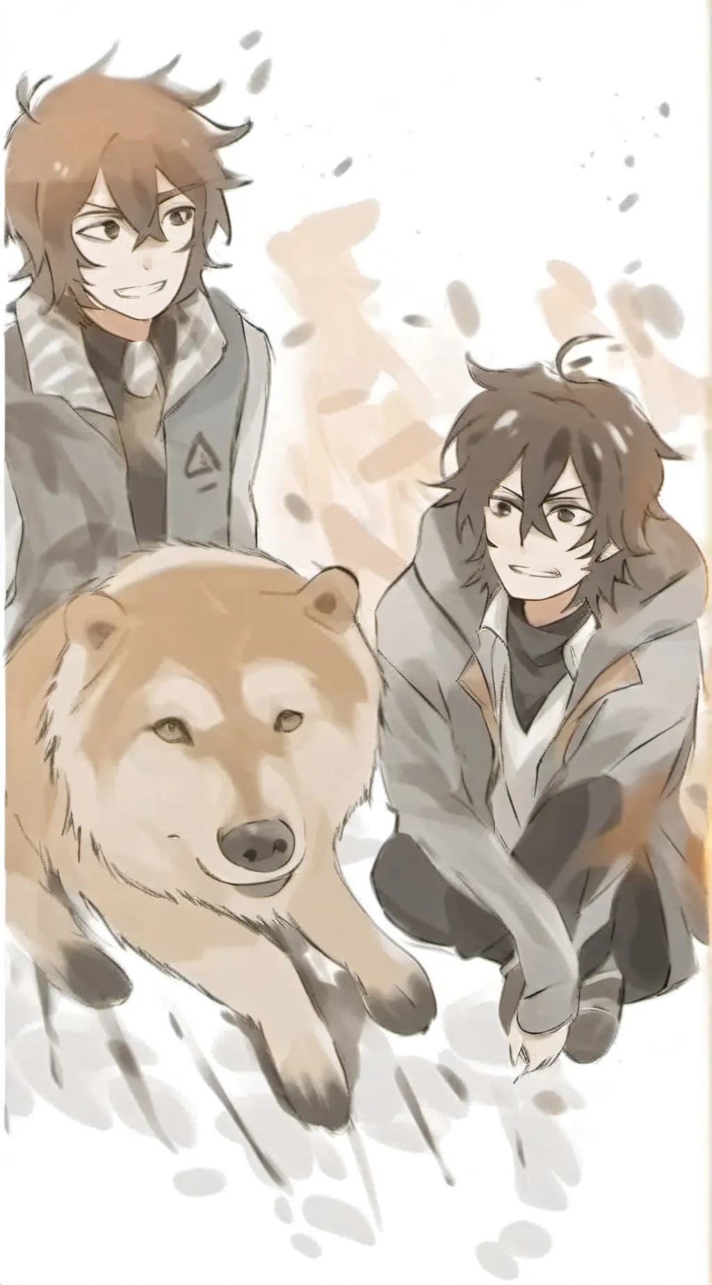 ai character: Chuuya and dazai background