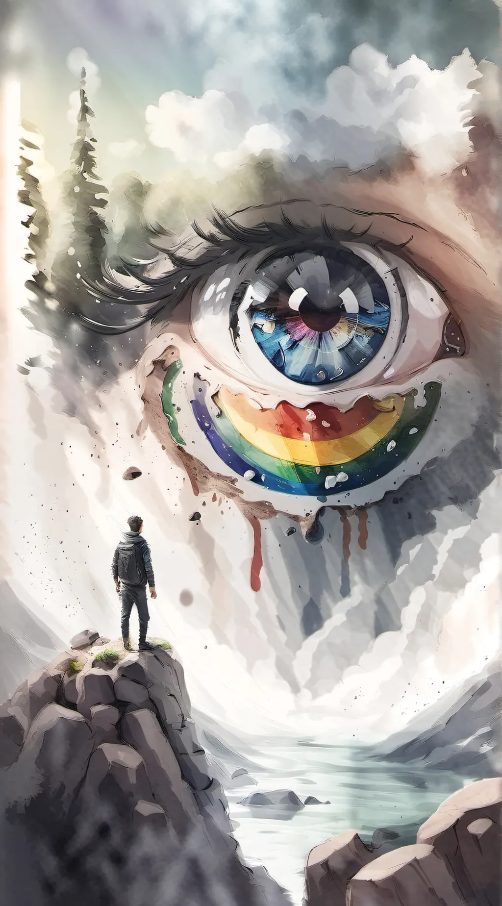 ai character: Eye Colour background