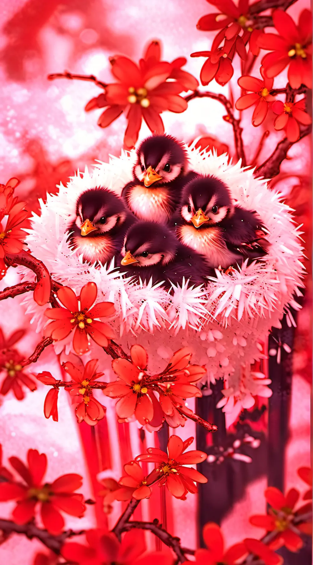 ai character: Chicks background