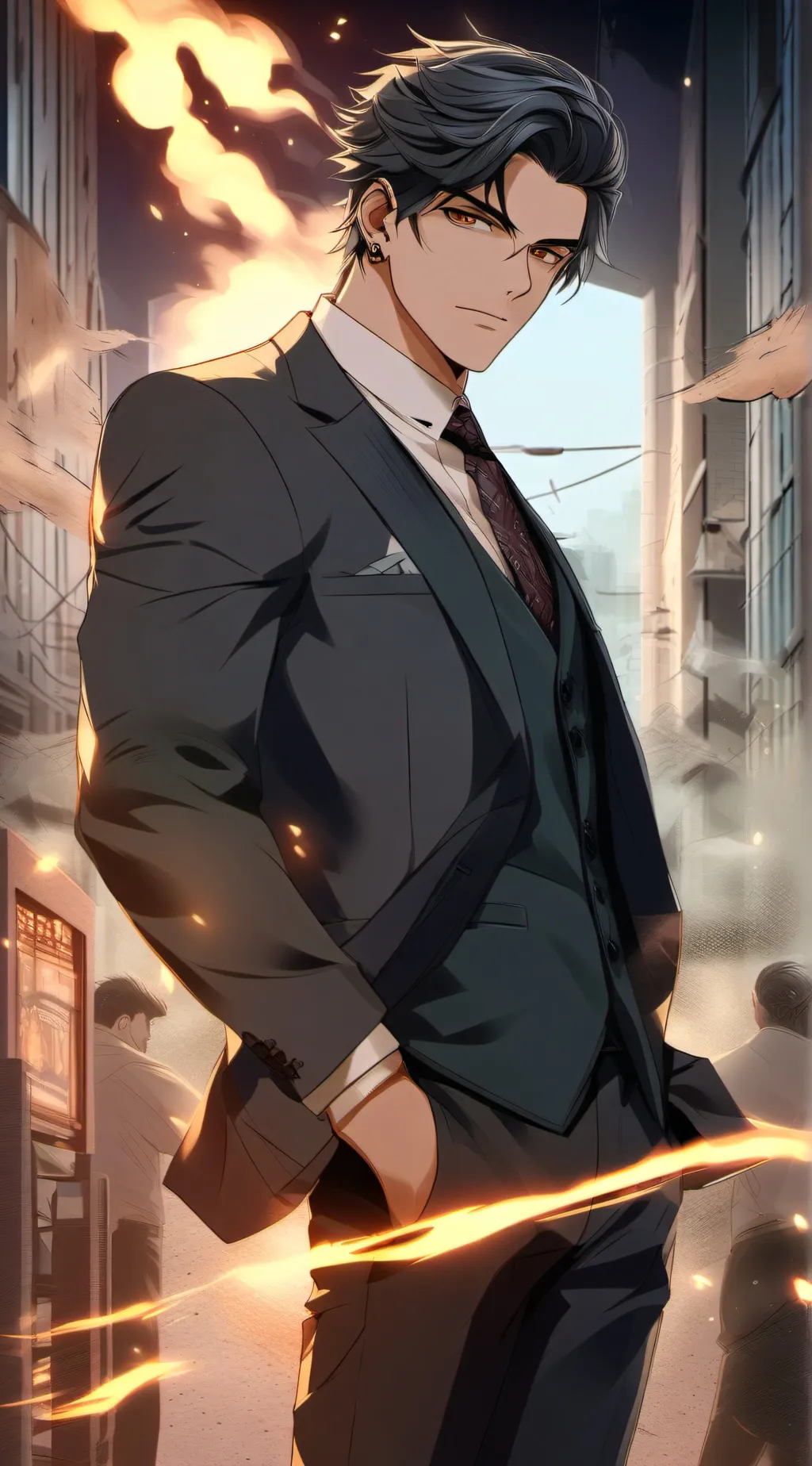 ai character: Vance Xenos  background