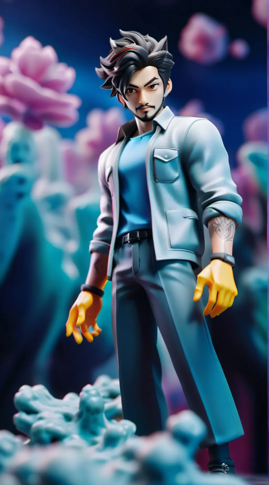 ai character: Caiden background