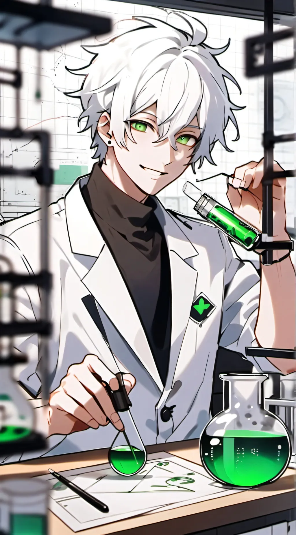 ai character: Xavier  background