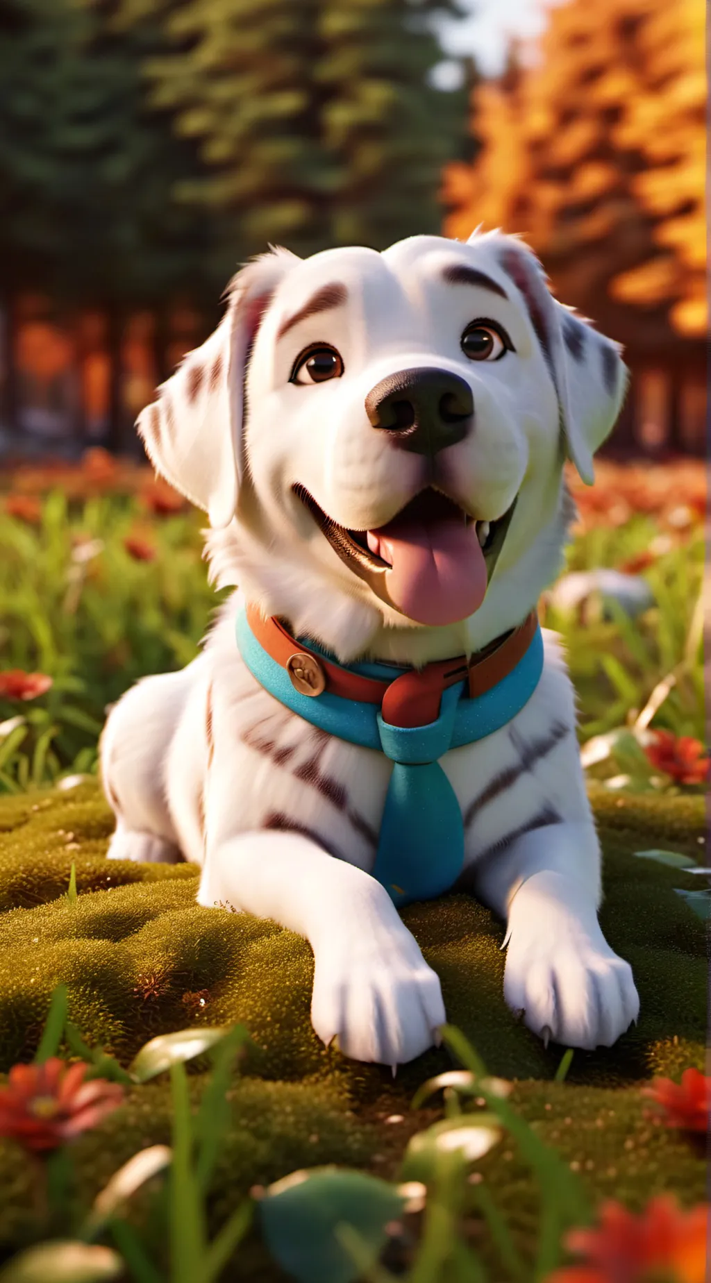 ai character: Dog background
