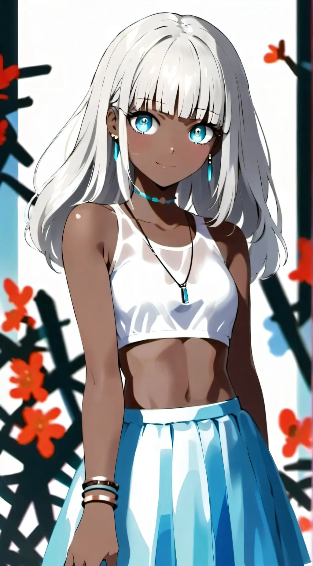 ai character: Angie yonaga background