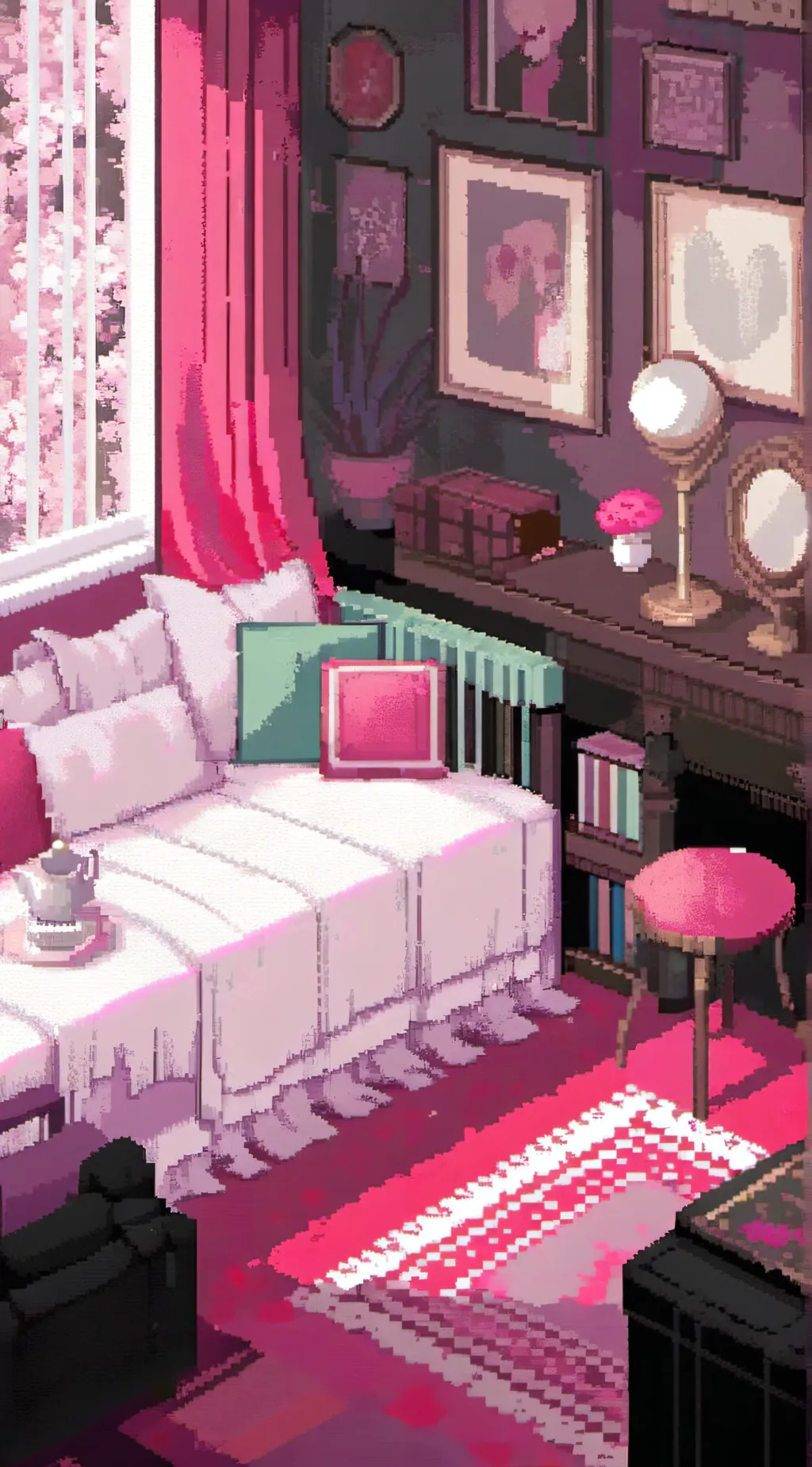 ai character: DA FPE IN YOR ROOM background