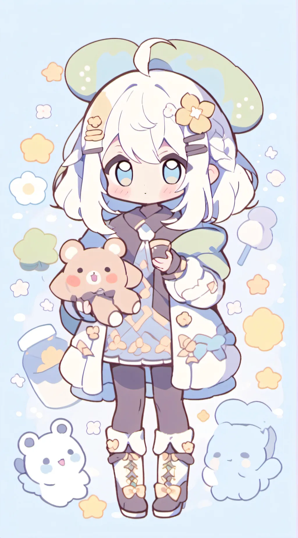 ai character: Pookie background