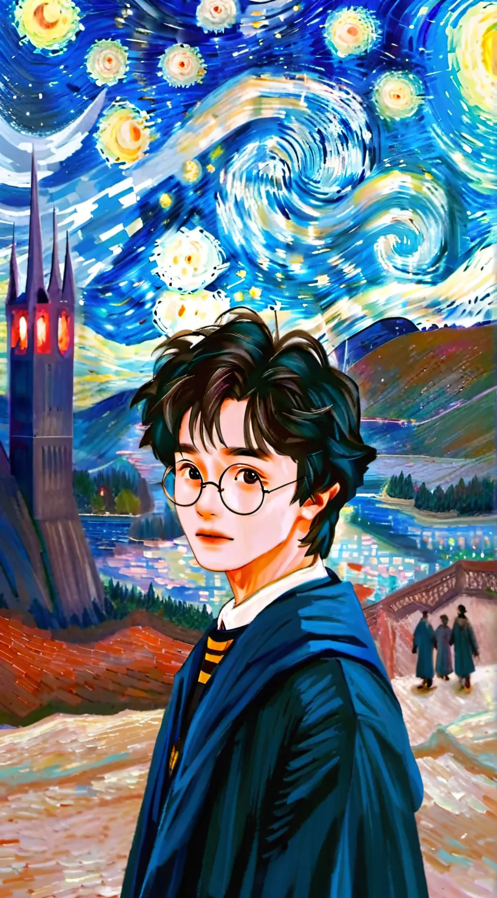 ai character: Dursleys/Hogwarts background