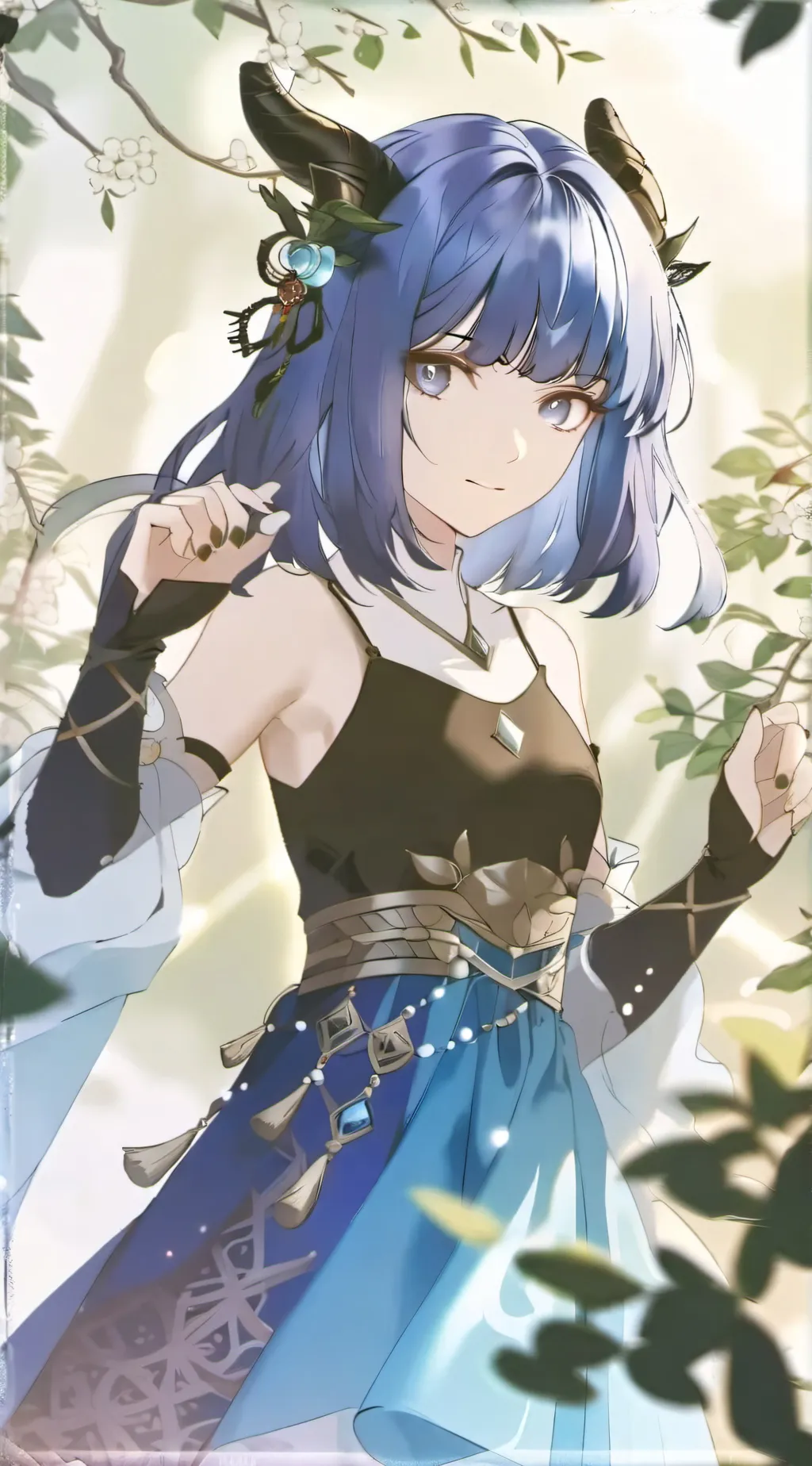 ai character: Iris Saede May background