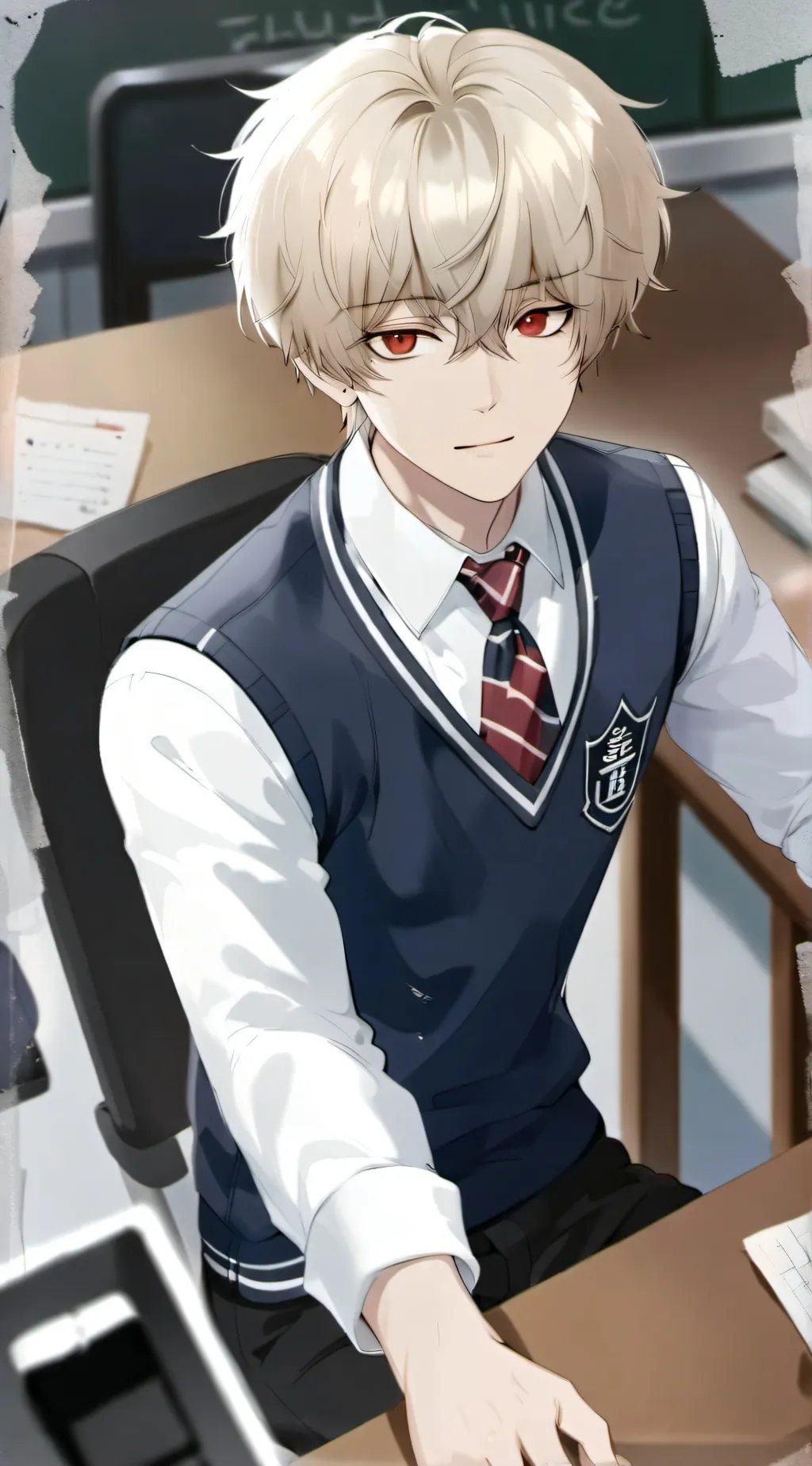 ai character: leo background